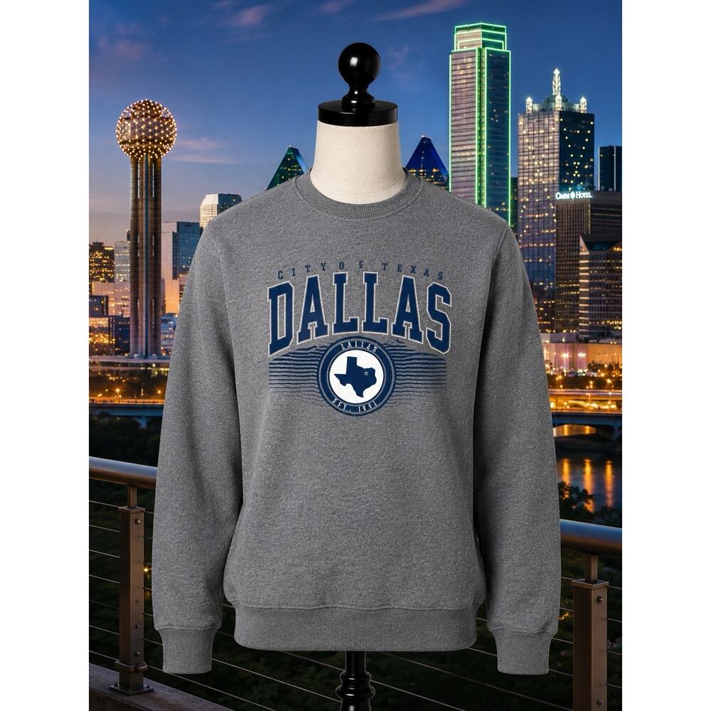 Where I'm From Dallas Better in Texas Sweatshirt NWT Mend Size Lg Buttery Soft!!